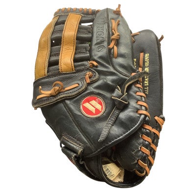 Used Worth BASEBALL GLOVE BB/SB Glove RH Throw Black 14" 11479-S000406481