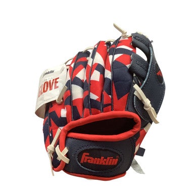 Used Franklin DIGITEK BB/SB Glove T-ball White/Red/Navy 8" 11479-S000406441
