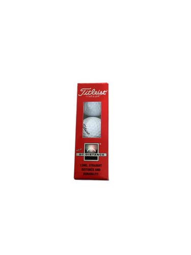 Used Titleist DT DISTANCE 3 PACK 3 Ball - Golf Ball Sleeve 11479-S000406437