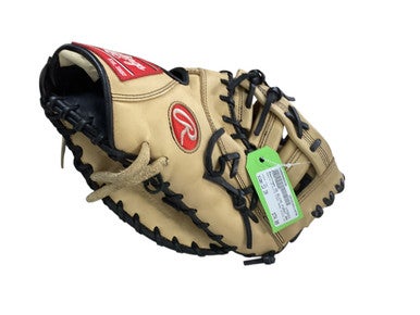 Used Rawlings CG ELITE FIRST BASE GLOVE SZ 13 RHT BB/SB Glove RH Throw Tan 13" 11479-S000406436