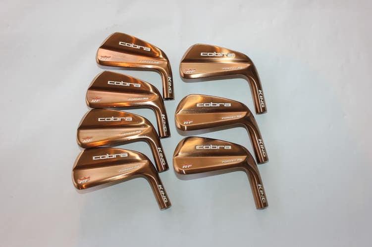 COBRA RICKIE FOWLER RF MB COPPER 4-PW IRON HEADS **HEADS ONLY**