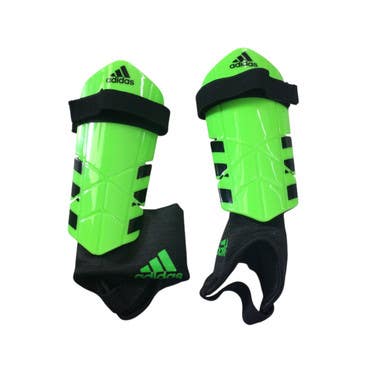 Used Adidas Soccer Shin Guards Youth Green SM 11760-S000083278