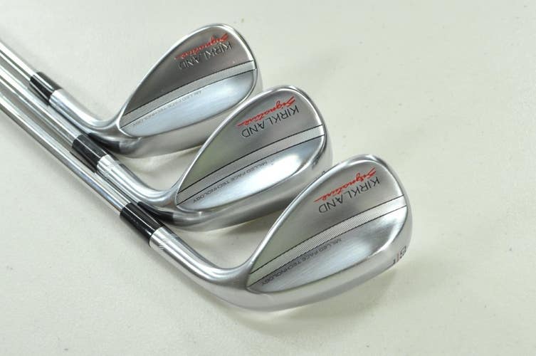 Kirkland Signature Milled Gap 52*, Sand 56, Lob 60* Wedge Set RH Steel # 204465