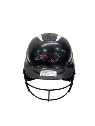 Used RIP-IT 2 TONE BLK/WHT HELMET W/ MASK Batting Helmet w/Mask Black And White M/L 11347-S000257616
