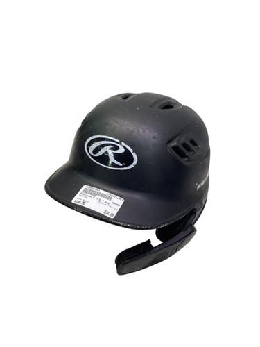 Used Rawlings 6 7/8-7 5/8 Batting Helmet No Mask Black MD 11347-S000257527