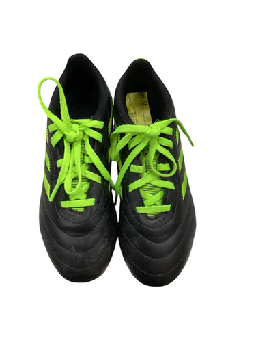 Used Adidas Soccer Cleats Black And Green Junior 01 11613-S000169873