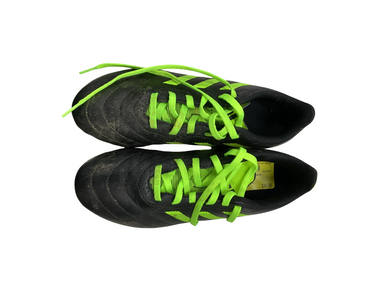 Used Adidas Soccer Cleats Black And Green Junior 04 11613-S000169874