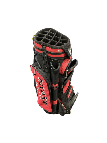 Used Datrek NC STATE Mens Cart Bag Black And Red 11613-S000169869