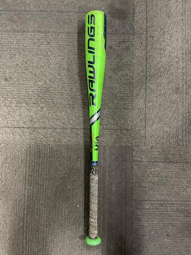 Used Rawlings THREAT COMPOSITE BB/SB USA 2 5/8 Bat Neon Green 27" 11614-S000223582
