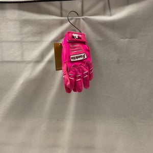 Used Franklin BB/SB Batting Gloves Pink MD 11490-S000266482