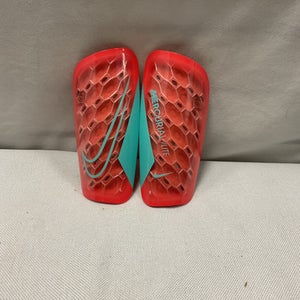 Used Nike Soccer Shin Guards Junior Red LG 11490-S000266470