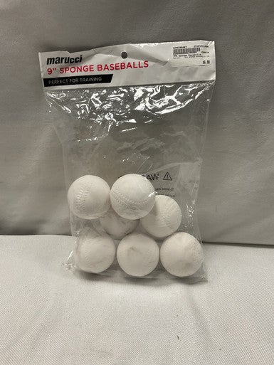 Used Marucci 9IN SPONGE BASEBALLS 7PK BB/SB Training Aid 11490-S000266467