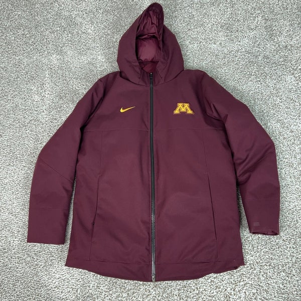 Minnesota Golden Gophers Jacket Mens Large NCAA Parka Puffer 550 Down Nike Sport
