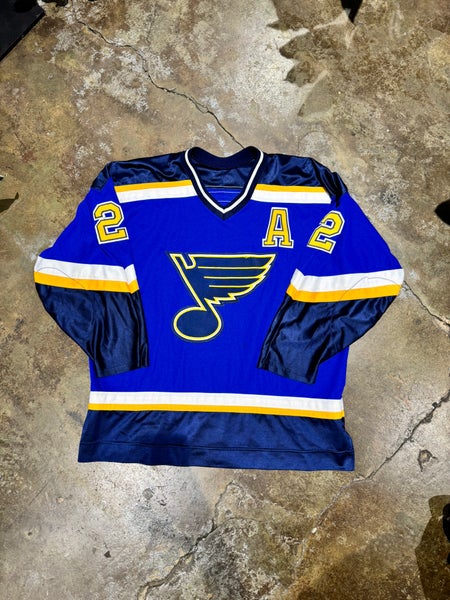 NHL St Louis Blues Al MacINNIS CCM Authentic Hockey Jersey SIZE 52