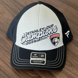 Florida Panthers Fanatics 2025 Stanley Cup Champions Locker Room Adjustable Hat
