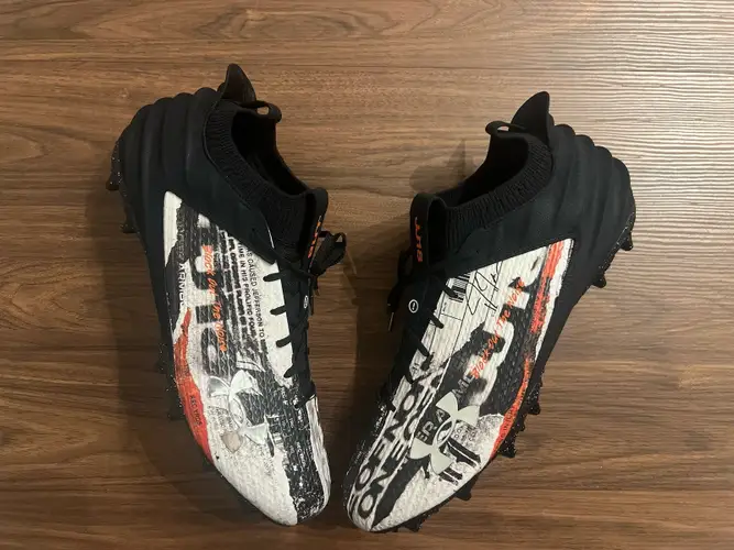 Under Armour Blur Smoke Justin Jefferson 'Keeping Receipts' Football Cleats Sz16