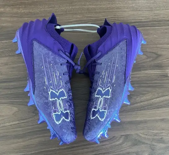 Under Armour Blur Smoke 2.0 MC Suede Mens Size 14 Football Cleats 3027978-500