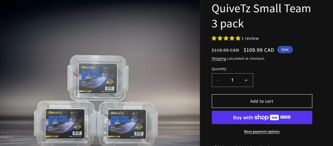 QuiveTz (New) 3-pack