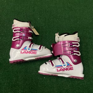 Mondo 24 & 24.5 Lange Starlett 60 JR Ski Boots (Used)