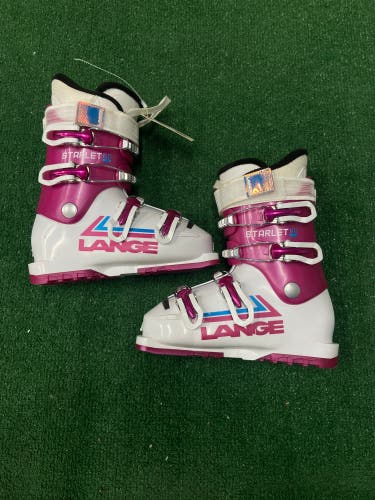 Mondo 22 & 22.5 Lange Starlett 60 JR Ski Boots (Used)