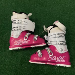 Mondo 24 & 24.5 Lange Starlett 60 JR Ski Boots (Used)