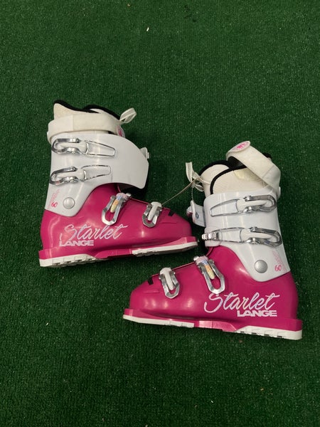 Mondo 24 & 24.5 Lange Starlett 60 JR Ski Boots (Used)