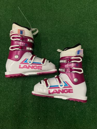Mondo 24 & 24.5 Lange Starlett 60 JR Ski Boots (Used)