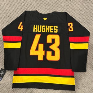 Quinn Hughes Vancouver Canucks alternate jersey size 50/Medium (New)