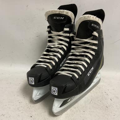 Used CCM TACKS 1052 Senior Hockey Skate Black And Yellow Senior 10 11855-S000192973
