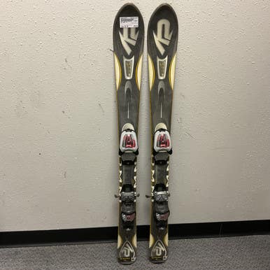 Used K2 OMNI JR Boys DH Ski/Binding Black And Yellow 112 cm 11855-S000192970