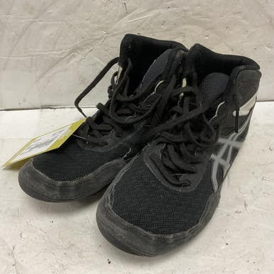 Used Asics F130920 Wrestling Shoes Black Junior 05 11855-S000192962