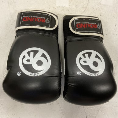 Used 9 ROUND Boxing Gloves Black Senior 11855-S000192961