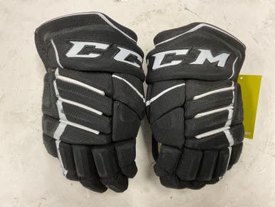 Used CCM JETSPEED FT370 Junior Gloves White/Black/Red 12" 11855-S000192957