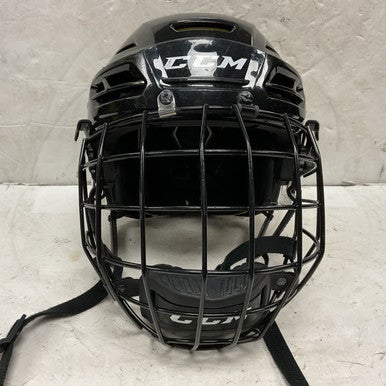 Used CCM TACKS 310 Helmet Cage Combo Black SM 11855-S000192945
