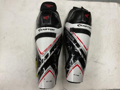 Used Easton SYNERGY 40 Junior Shin Guards White 12" 11855-S000192951