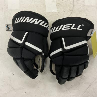 Used WinnWell AMP 500 Junior Gloves Black 12" 11855-S000192940