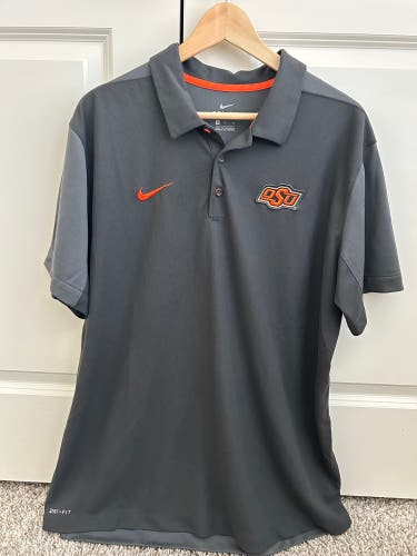 Nike Dri-Fit OSU Golf Polo Men’s XL Grey