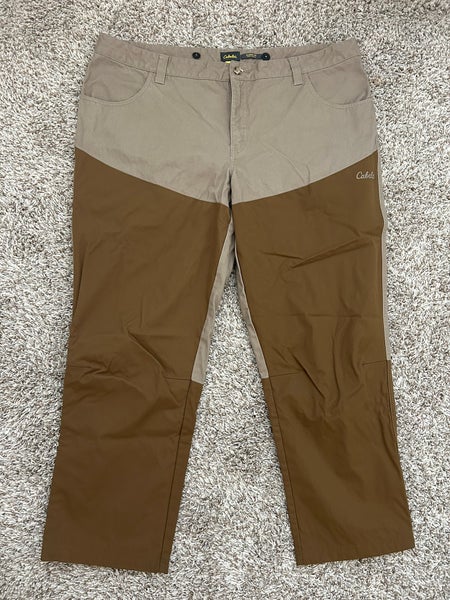 Cabela's Upland Traditions Hunting Pants Beige Brown Men’s Classic Fit 44x30
