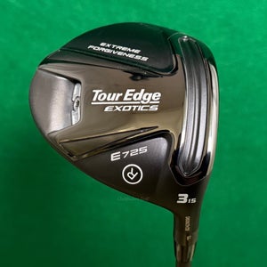 Tour Edge Exotics E725 15 Fairway 3 Wood Cypher Fifty 5.5 Graphite Regular w/HC