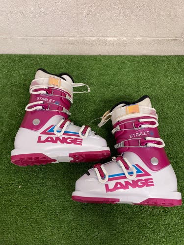 Mondo 23 & 23.5 Lange Starlett 60 JR Ski Boots (Used)