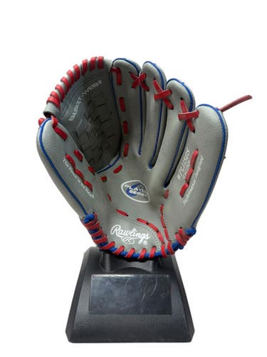 Used Rawlings Player Series WPL115GS 11.5 RH Throw Glove - Grey/Red/Royal 11835-S000199559