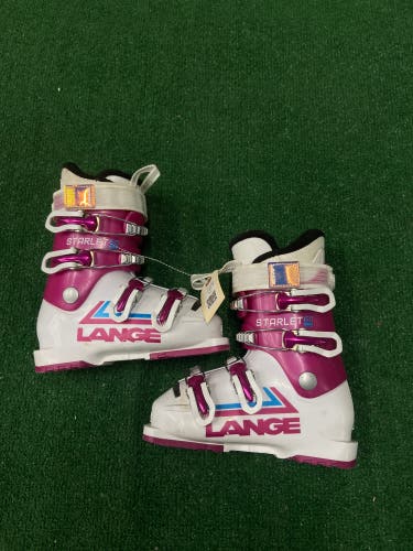 Mondo 20 & 20.5 Lange Starlett 60 JR Ski Boots (Used)