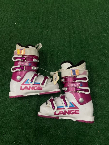 Mondo 20 & 20.5 Lange Starlett 60 JR Ski Boots (Used)
