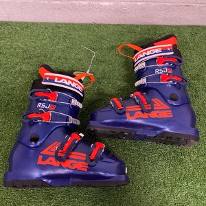 Mondo 22 & 22.5 Lange RSJ 60 JR Ski Boots (Used)