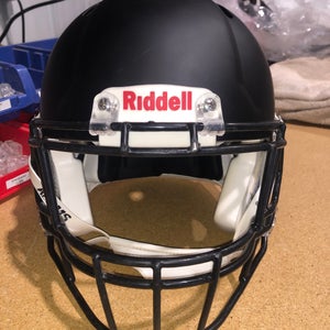 USED RIDDELL SPEED ADULT HELMET - LARGE - FLAT BLACK