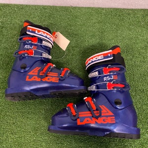 Mondo 22 & 22.5 Lange RSJ 60 JR Ski Boots (Used)