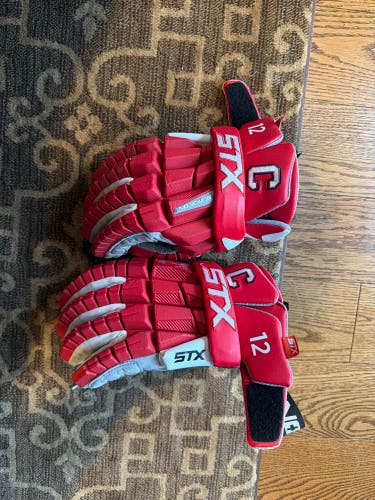 Cornell Lacrosse Red Gloves
