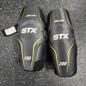 Used STX STALLION 200 Lacrosse Arm Pads/Guards Grey LG 11849-S000032844