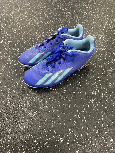 Used Adidas MESSI Soccer Cleats Royal Blue Junior 01.5 11849-S000032829