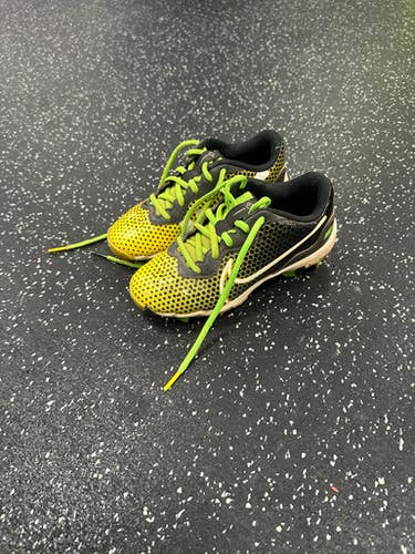 Used Nike DIAMOND FASTFLEX BB/SB Cleats Black Junior 01.5 11849-S000032828
